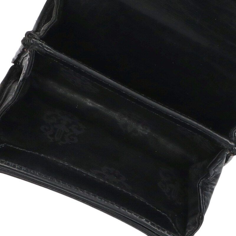 クロムハーツ TINY WALLET/タイニーウォレット CHプラスボタンレザー