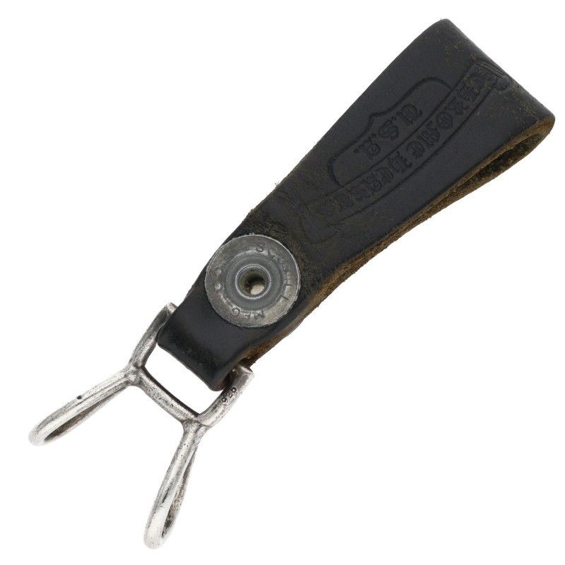 クロムハーツ BELT LOOP クロスボールボタンレザーベルトループ メンズ