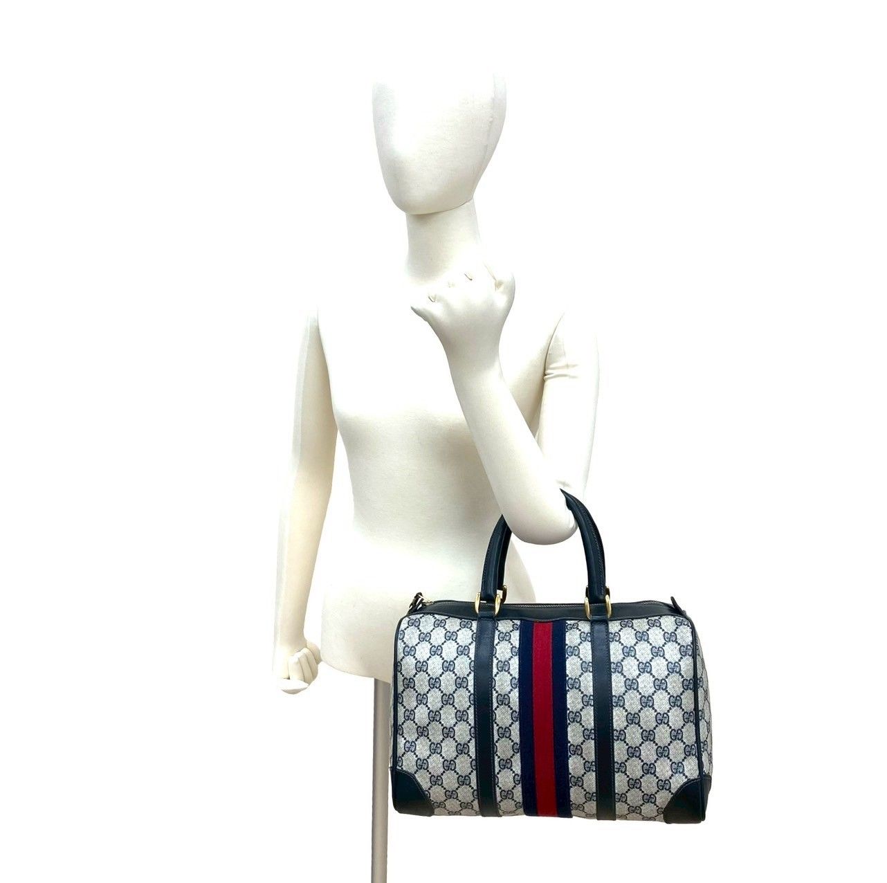 極 美品 GUCCI グッチ オールドグッチ ヴィンテージ シェリーライン GG