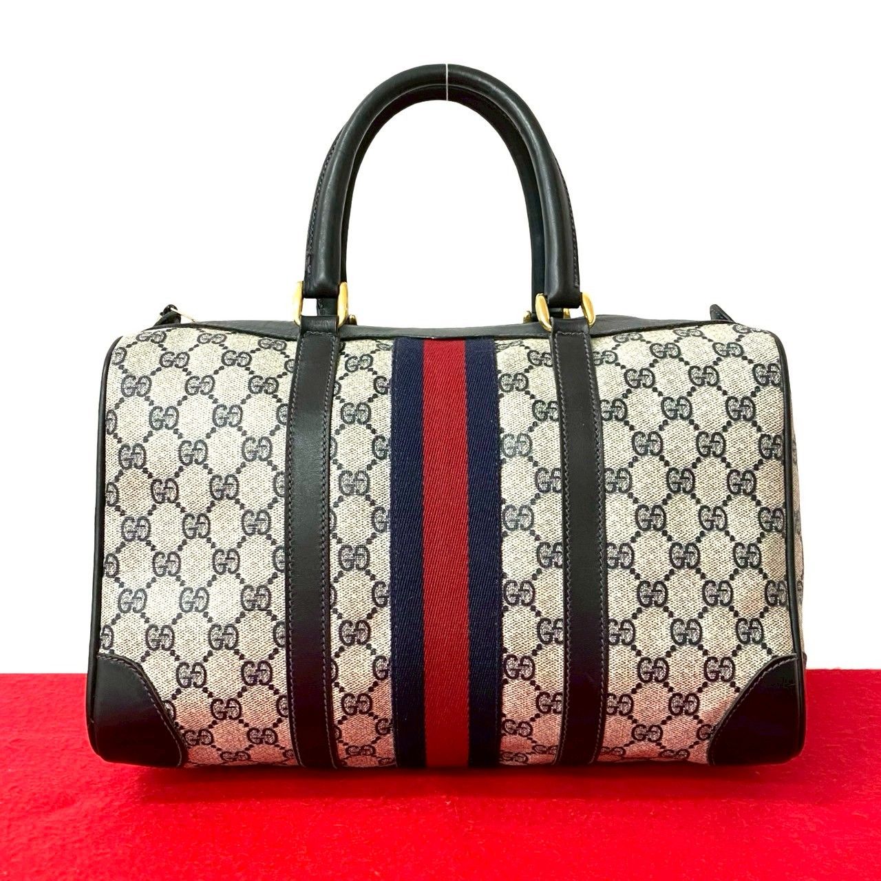 極 美品 GUCCI グッチ オールドグッチ ヴィンテージ シェリーライン GG