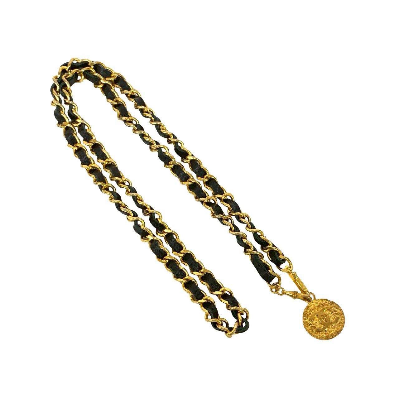 極 美品 CHANEL シャネル ヴィンテージ ココマーク モチーフ GP レザー