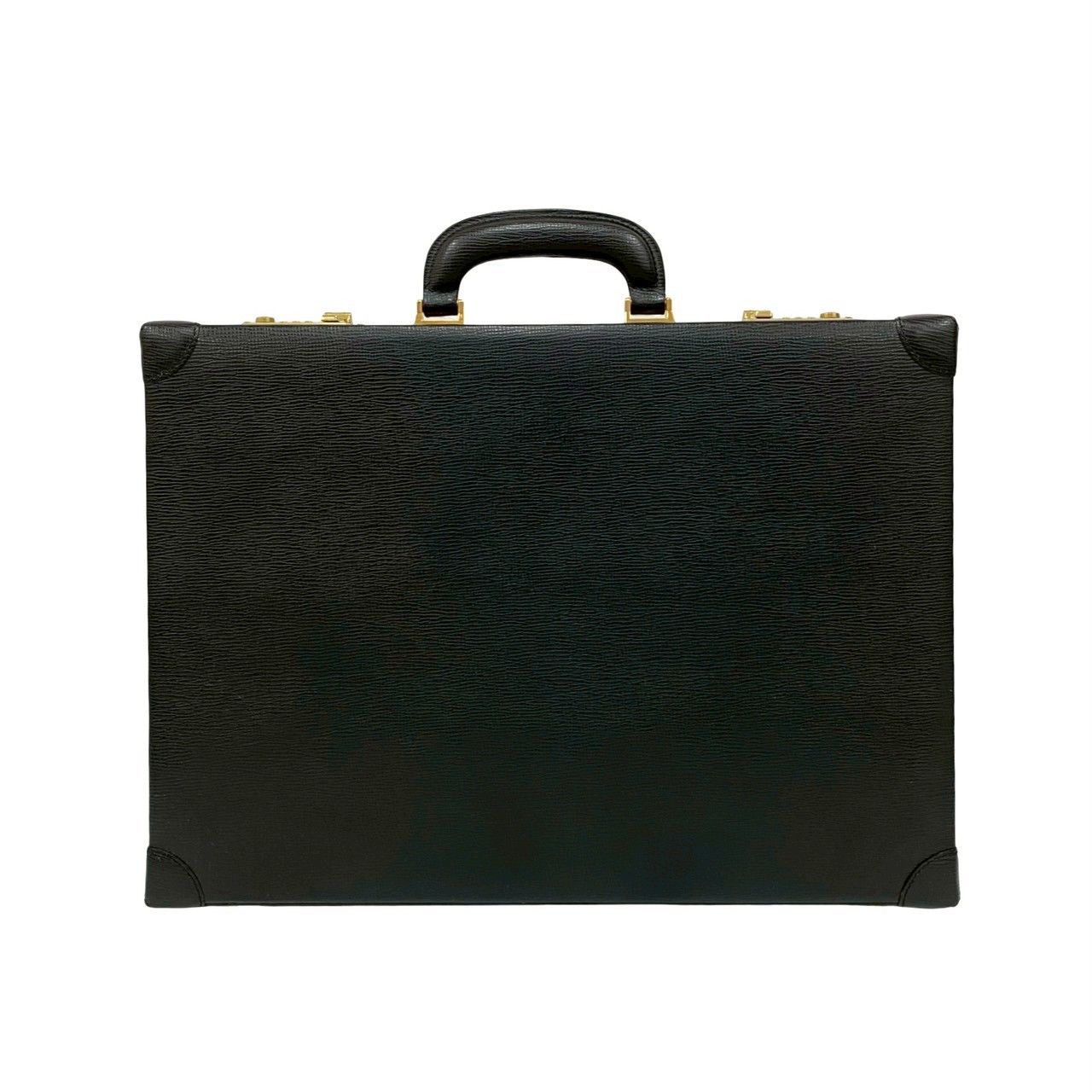 極 美品 保存袋付 LOEWE ロエベ アナグラム ロゴ レザー 本革 ビジネス