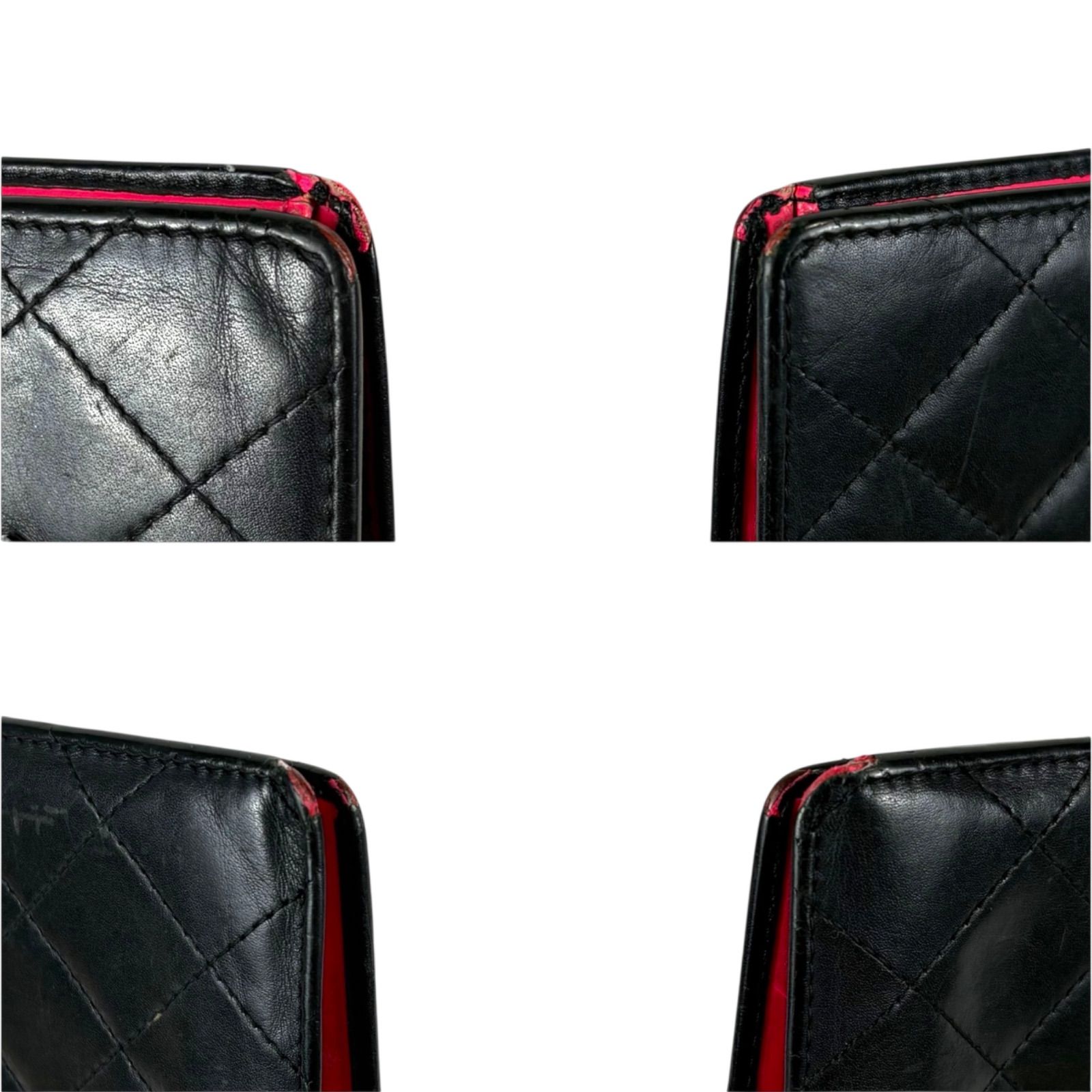 シャネル CHANEL カンボンライン ロングウォレット 二つ折り 長財布