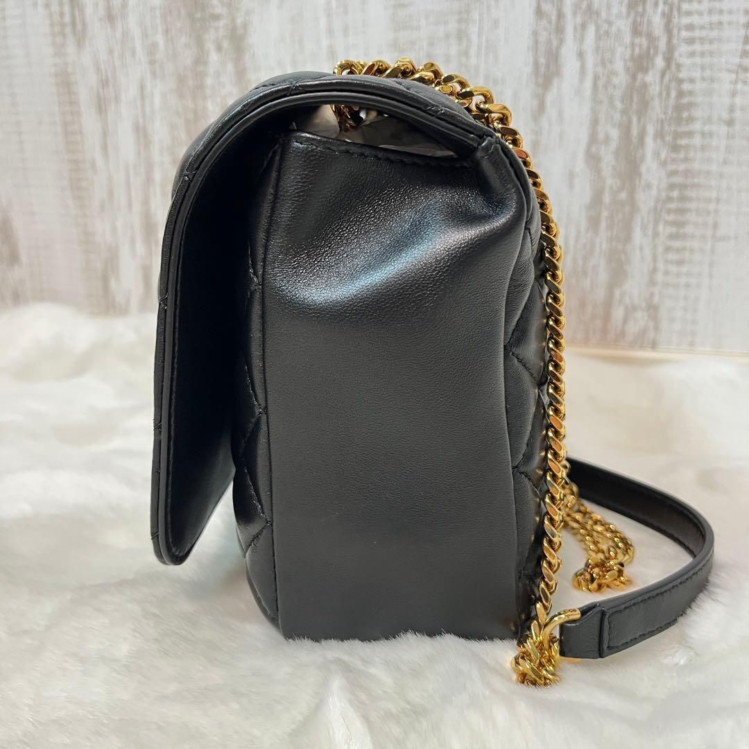 美品 VERSACE ヴェルサーチ メドゥーサ キルティング 2way チェーン