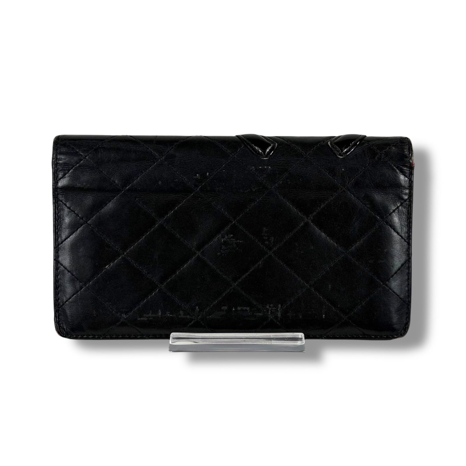 シャネル CHANEL カンボンライン ロングウォレット 二つ折り 長財布