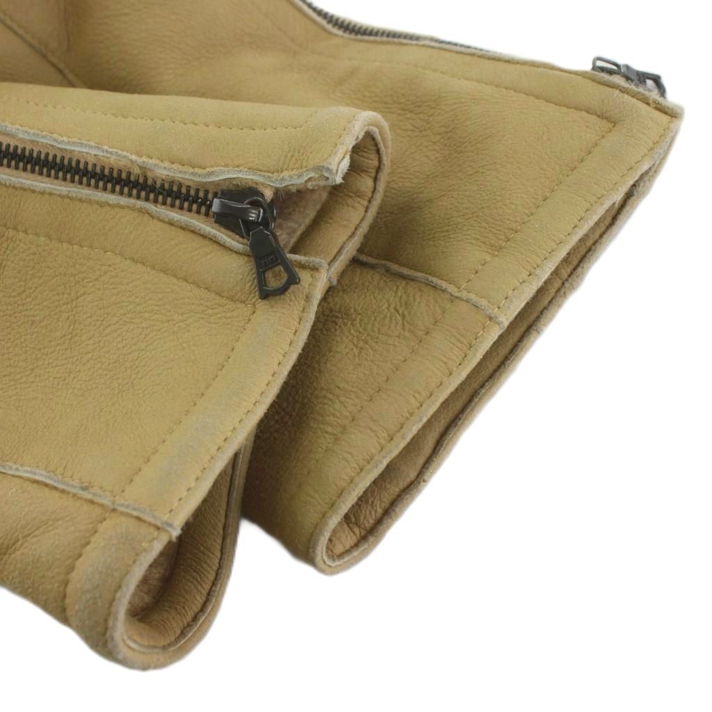 ニールバレット Neil Barrett ムートン レザージャケット フード