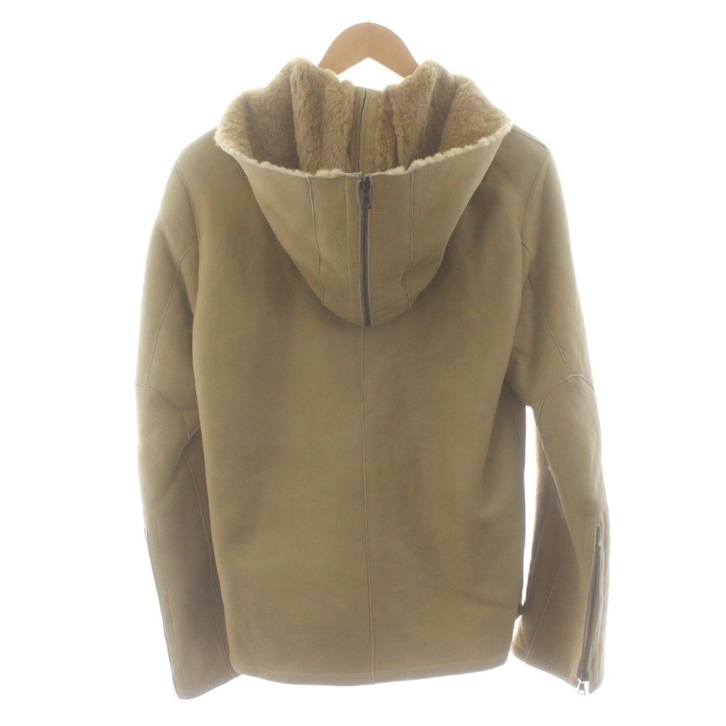 ニールバレット Neil Barrett ムートン レザージャケット フード