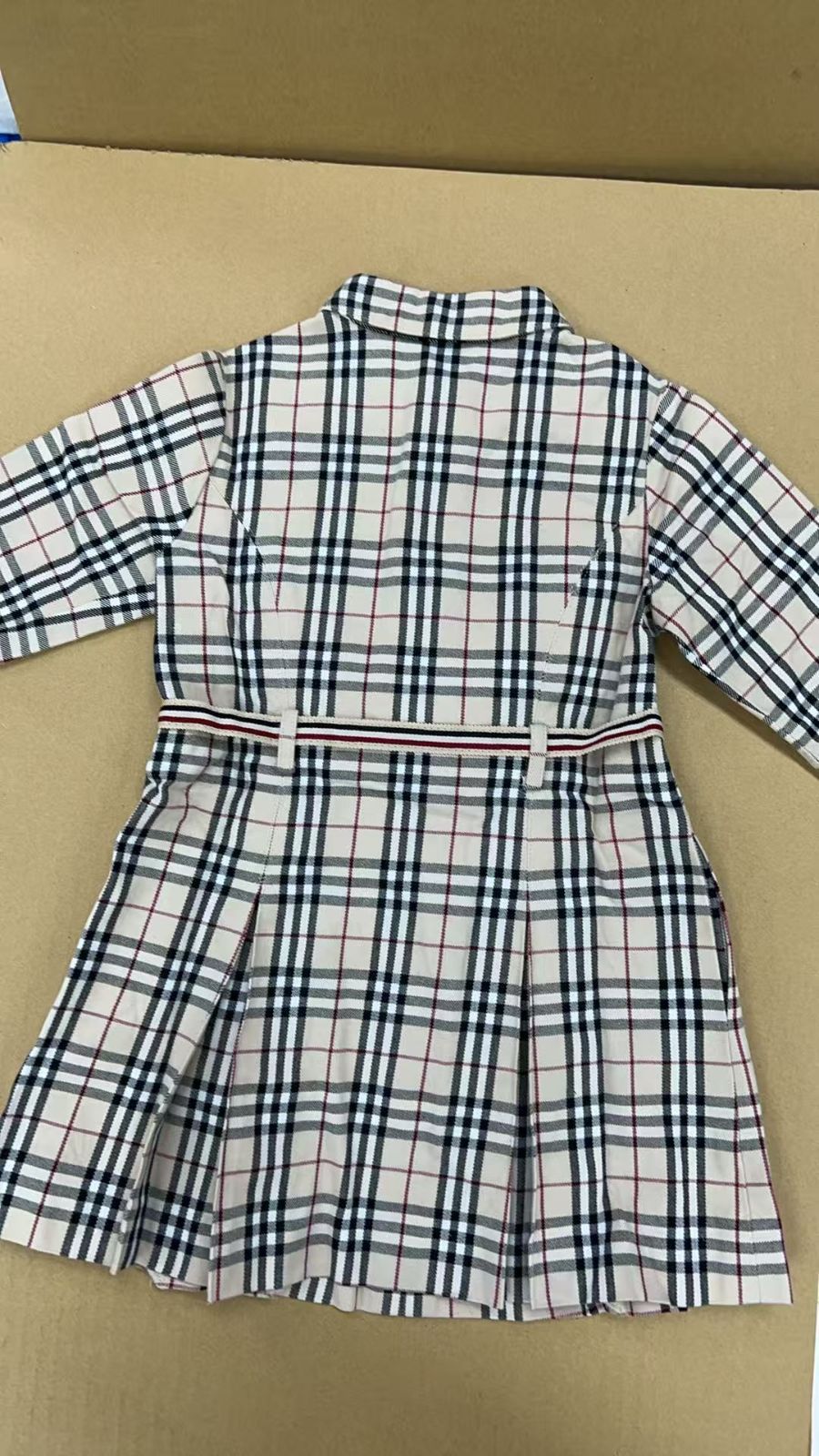 美品☆Burberry バーバリー☆100A☆ノバチェックワンピース 三陽商会製