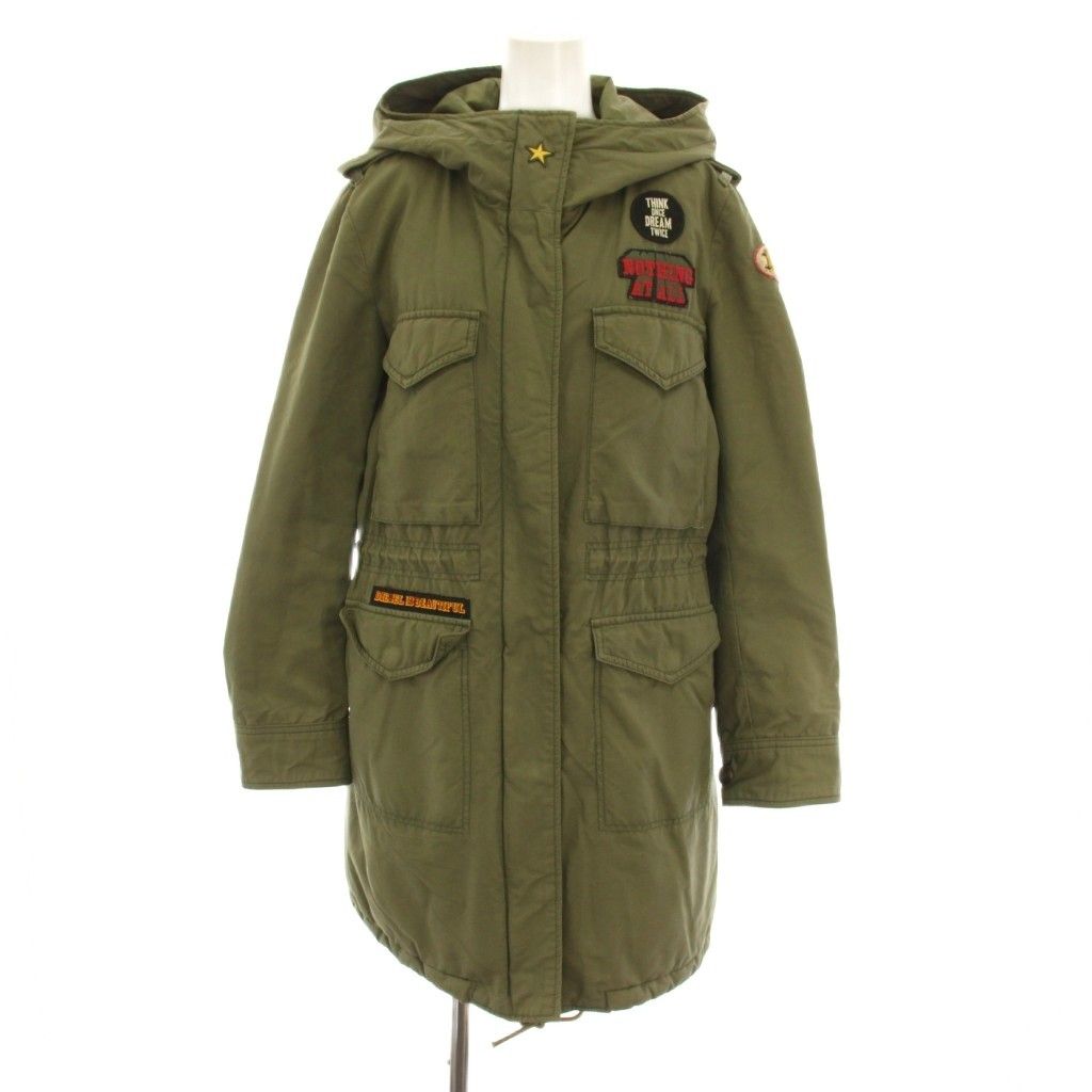 ディーゼル DIESEL モッズコート ミリタリーコート 中綿 アウター S