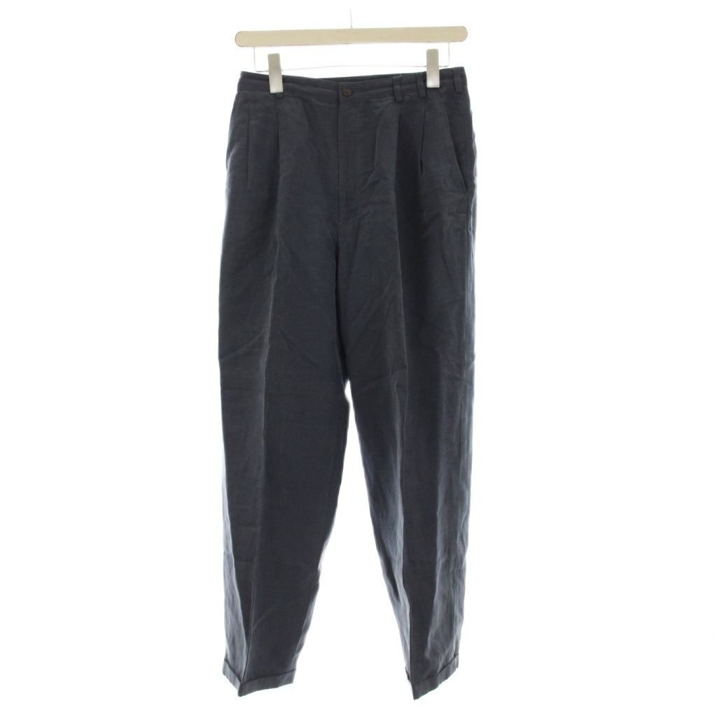 マドモアゼルノンノン mademoiselle NON NON パンツ 麻 リネン L