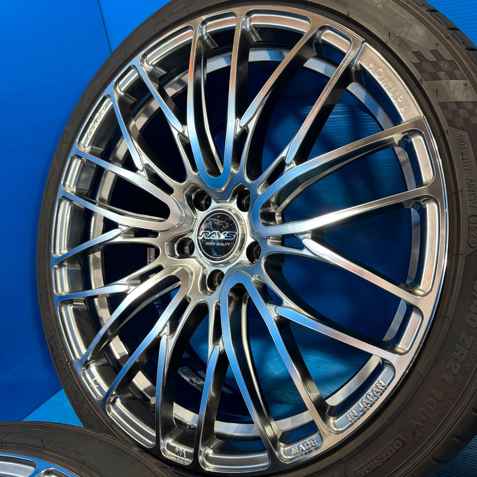 40系 アルファード ヴェルファイア 専用 RAYS ホムラ 2x10BD 21インチ