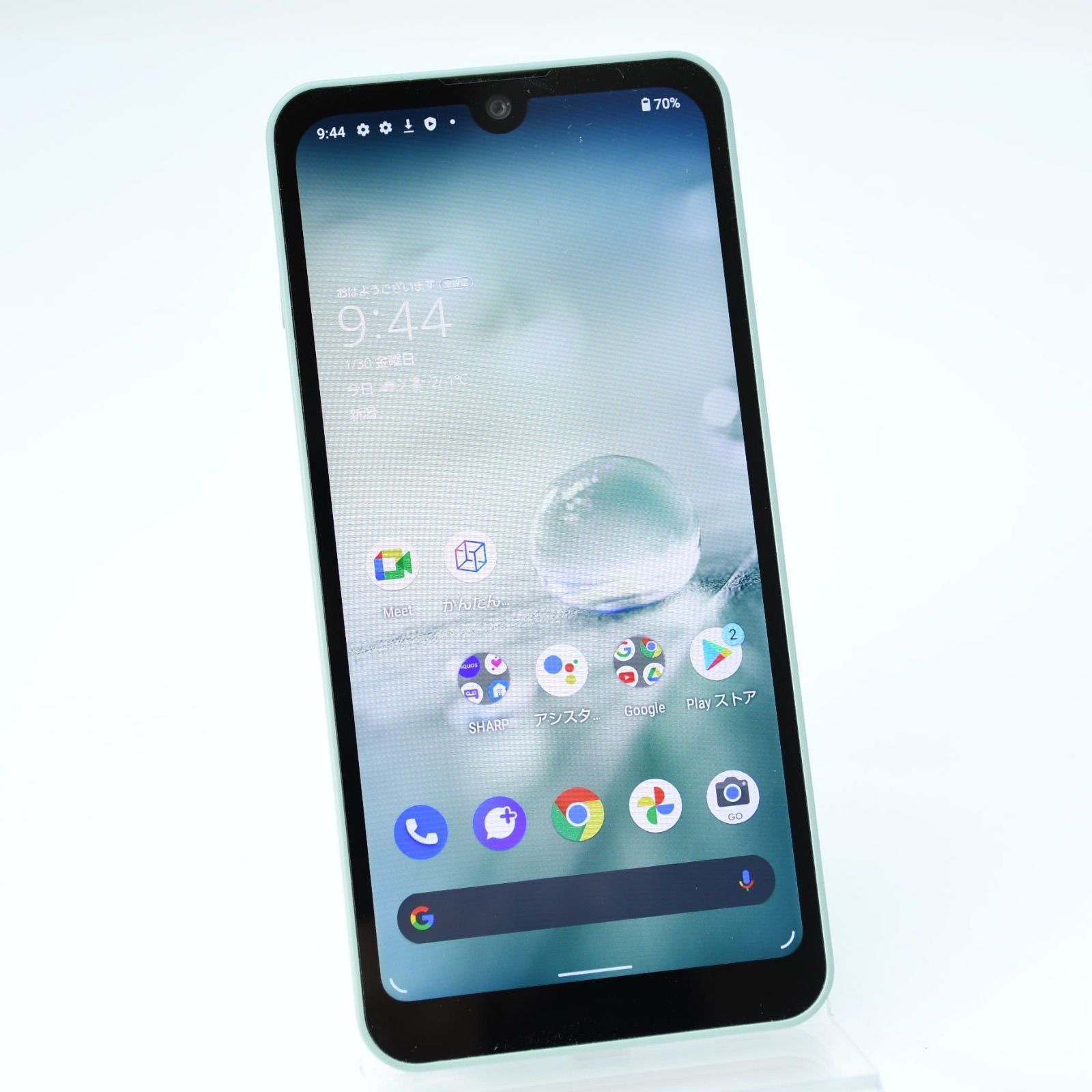 美品＊電池良好】au SIMフリー AQUOS wish SHG06 オリーブグリーン