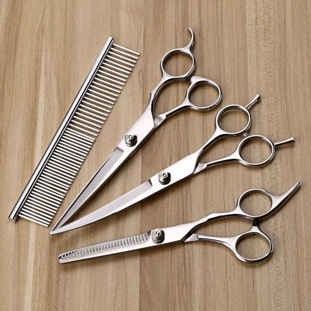 送料無料】Sumnacon トリミング ハサミ 犬 ステンレス トリミング