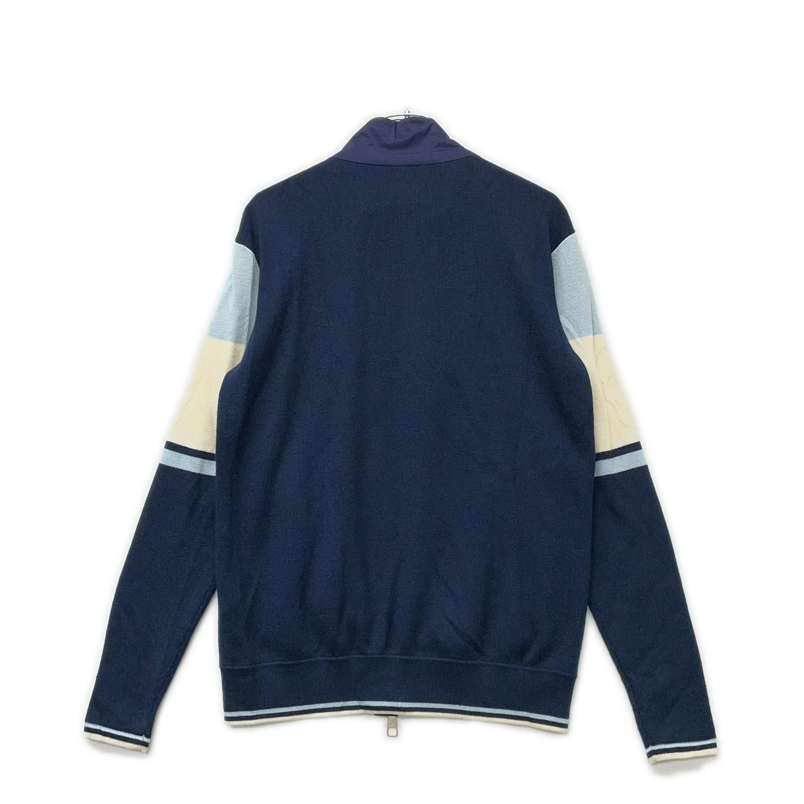 中古 メンズ マークアンドロナ MARK&LONA ニットアウター L 紺