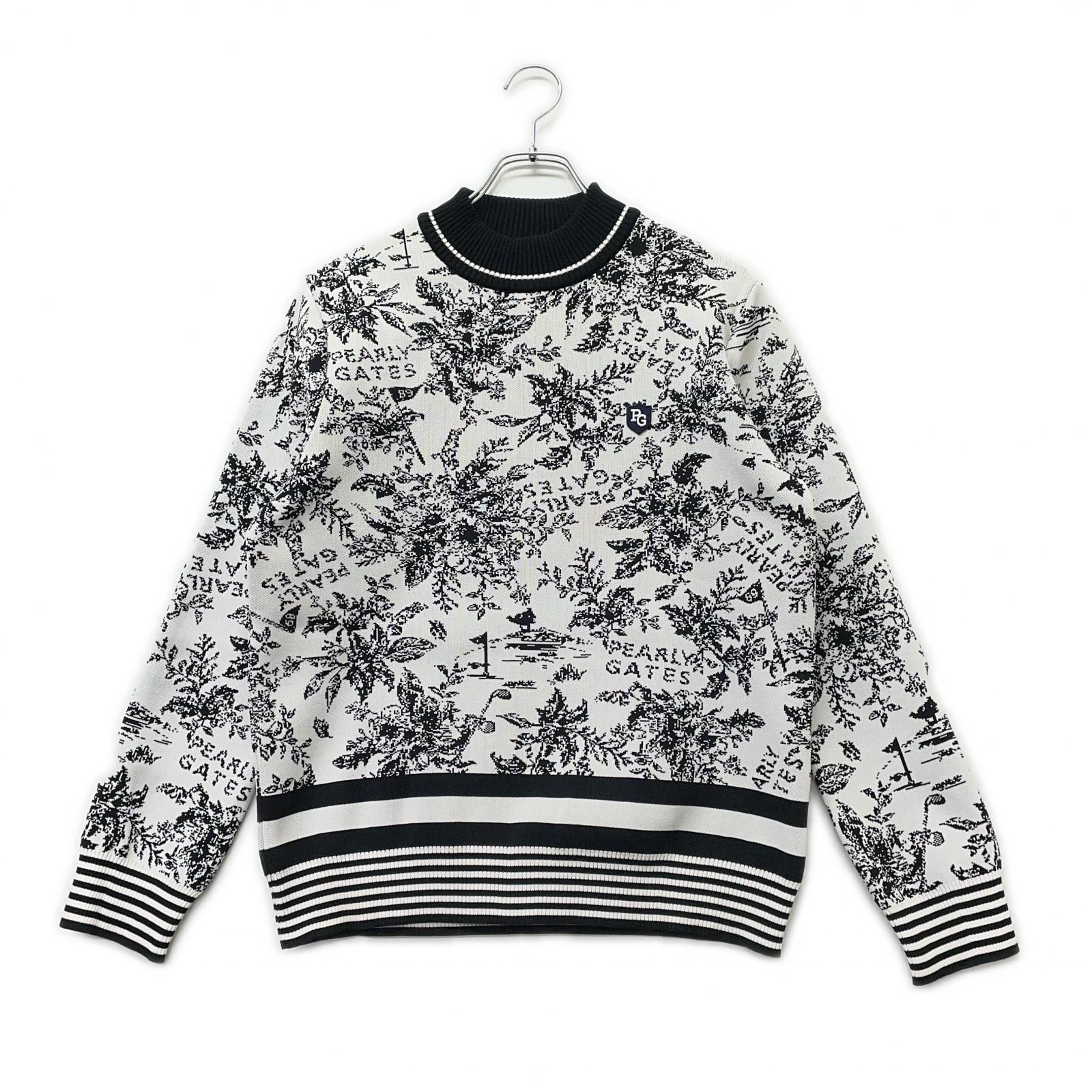 中古 メンズ パーリーゲイツ PEARLY GATES セーター 4(M) 白×濃紺