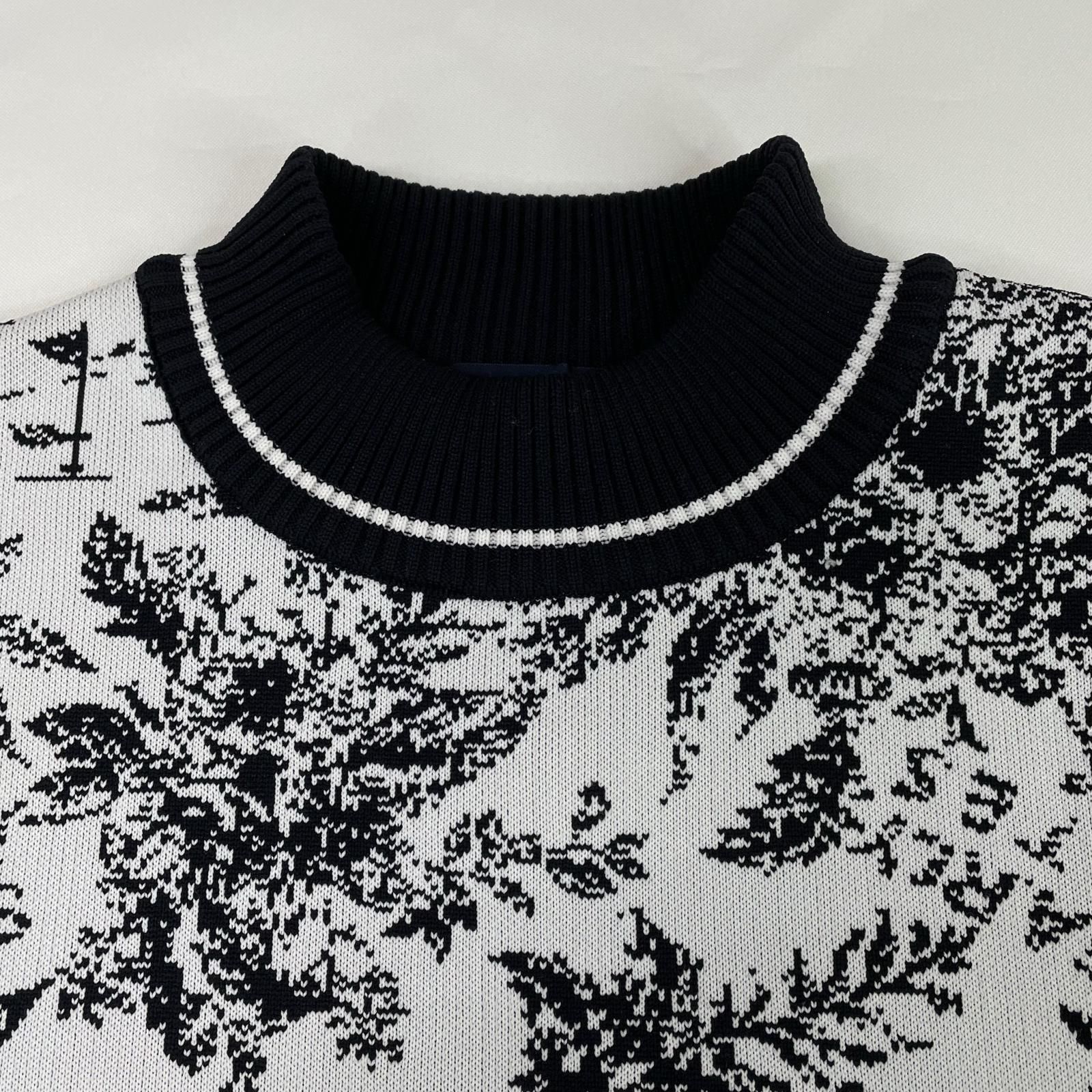 中古 メンズ パーリーゲイツ PEARLY GATES セーター 4(M) 白×濃紺