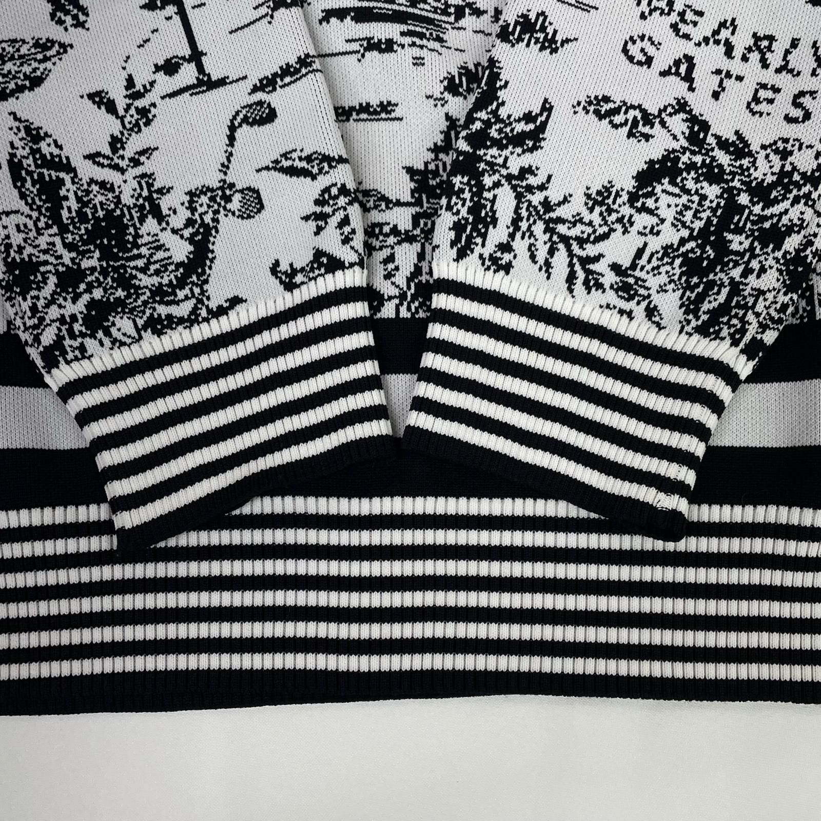 中古 メンズ パーリーゲイツ PEARLY GATES セーター 4(M) 白×濃紺