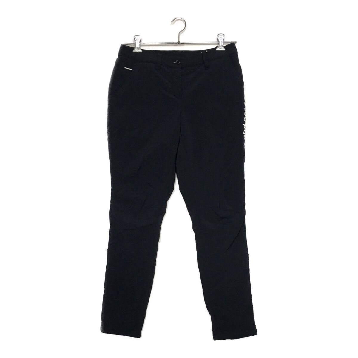 中古 レディース アンパスィ and per se パンツ L 紺 ネイビー 中綿