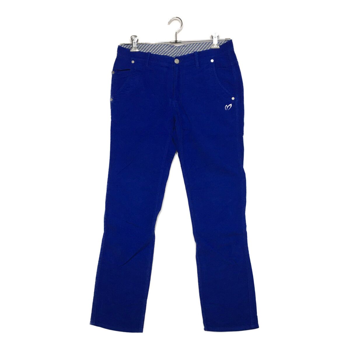 マスターバニーエディション ゴルフウェア メンズ パンツ サイズ4 青 中古 メンズ マスターバニーエディション MASTER BUNNY EDITION パンツ
