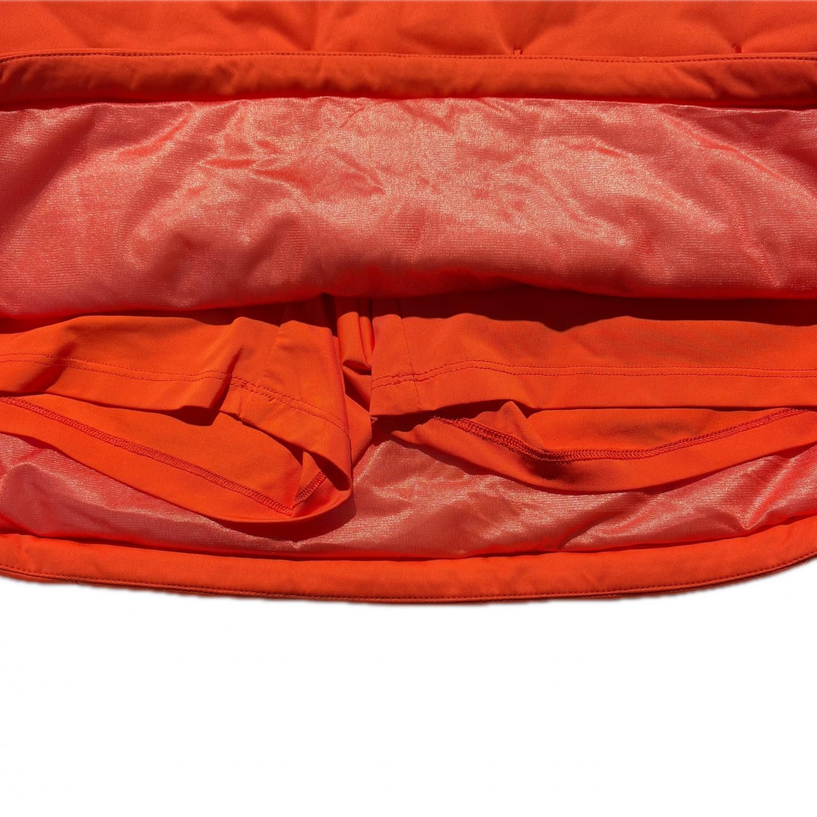 中古 レディース ワック WAAC スカート 3(L) オレンジ 中綿入り 一体型