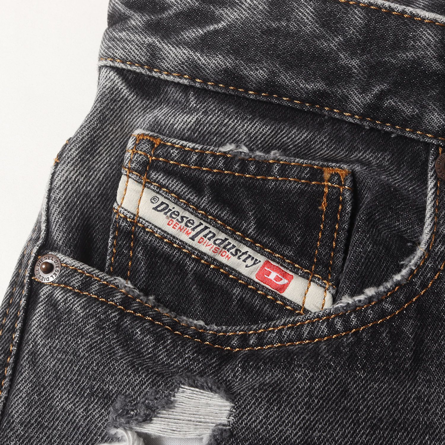 美品】DIESEL ディーゼル パンツ ブラック 黒 サイズ:W26 L30 | 25AW