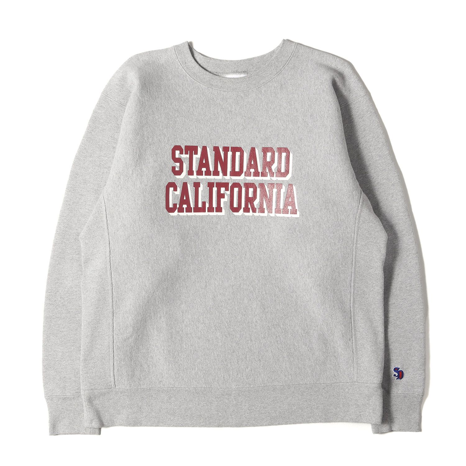 STANDARD CALIFORNIA Logo ロゴ Sweat スウェット STANDARD CALIFORNIA スタンダードカリフォルニア スウェット ヘザー