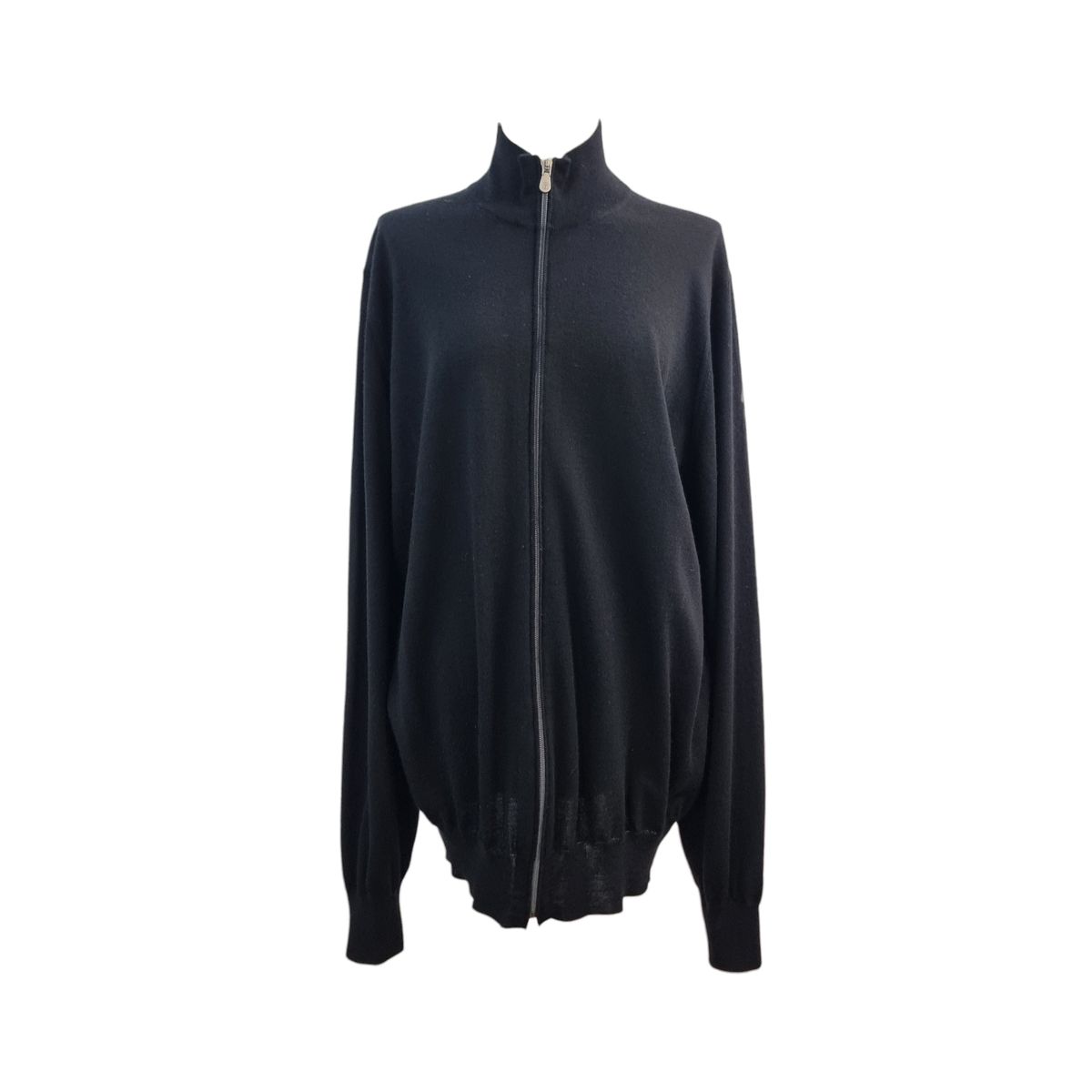 未使用品★ブルネロクチネリ トップス 56 ブルネロ クチネリ ウール カシミア ジップアップ ブラック