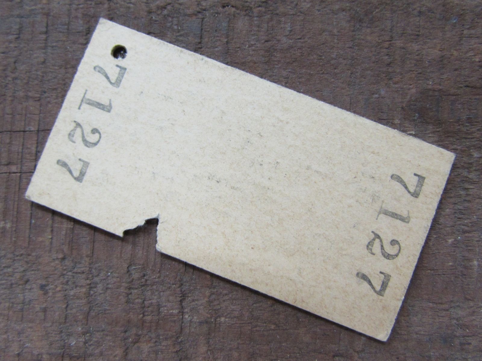 切符 A型硬券 急行券 2等 昭和42年 旭川～100kmまで 旭川駅発行 100円