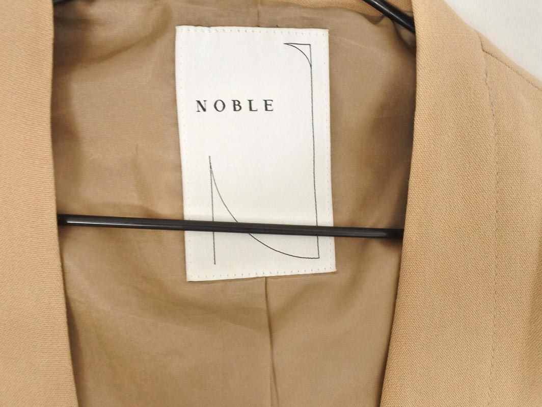 NOBLE ノーブル ロング コート size36/ベージュ □◇ レディース