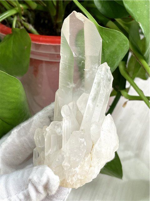 ◇超強いパワーヒマラヤ産天然水晶クラスターYT8B6/32B60D - メルカリ