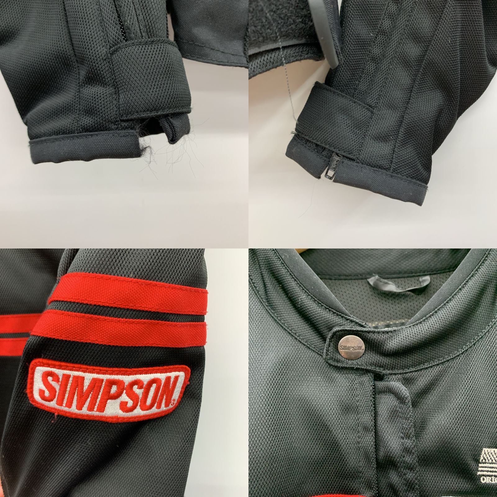 SIMPSON シンプソン レーシングジャケット Mサイズ BLACK 黒 60th