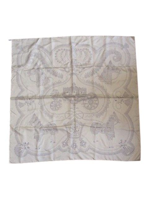 エルメス HERMES カレ90 馬車と貴族 パプロール ホース シルク