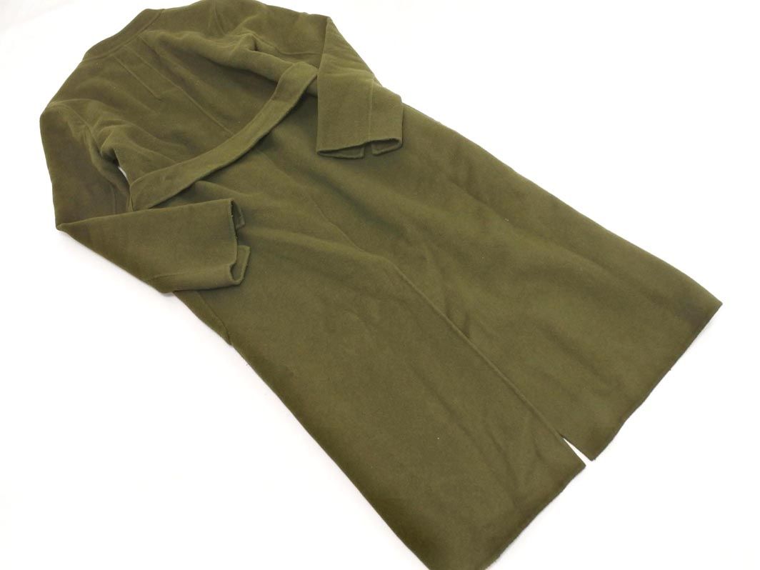 STUNNING LURE スタニングルアー ウール混 ロング コート size1/カーキ