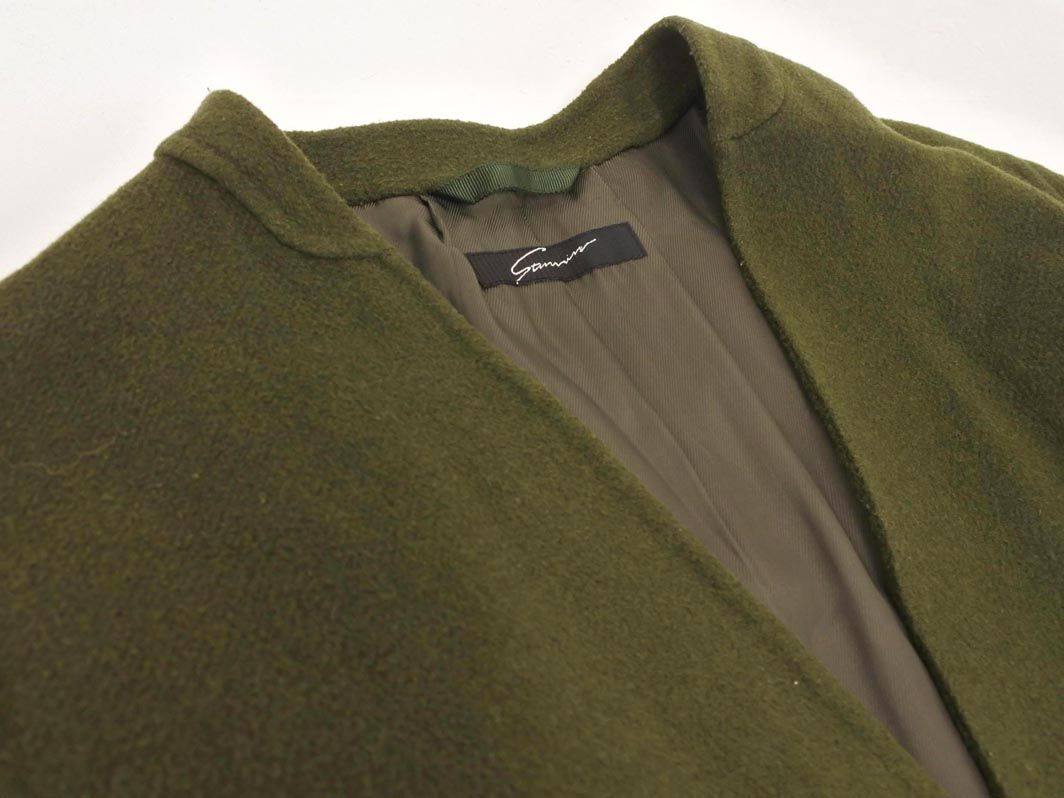 STUNNING LURE スタニングルアー ウール混 ロング コート size1/カーキ