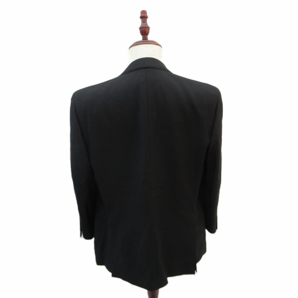 ニナリッチ NINA RICCI スーツ テーラードジャケット モヘヤ混 黒