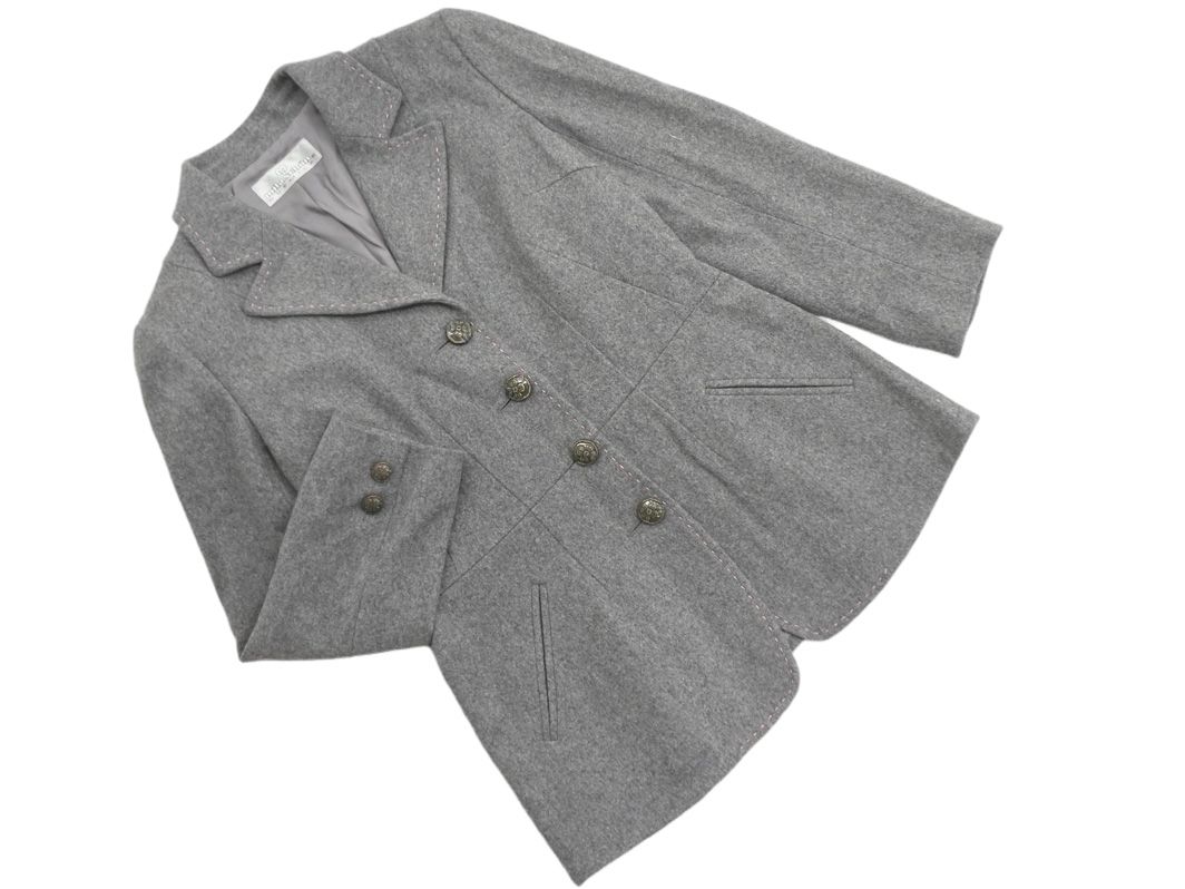 mila schon ミラショーン ウール混 ジャケット size40/グレー