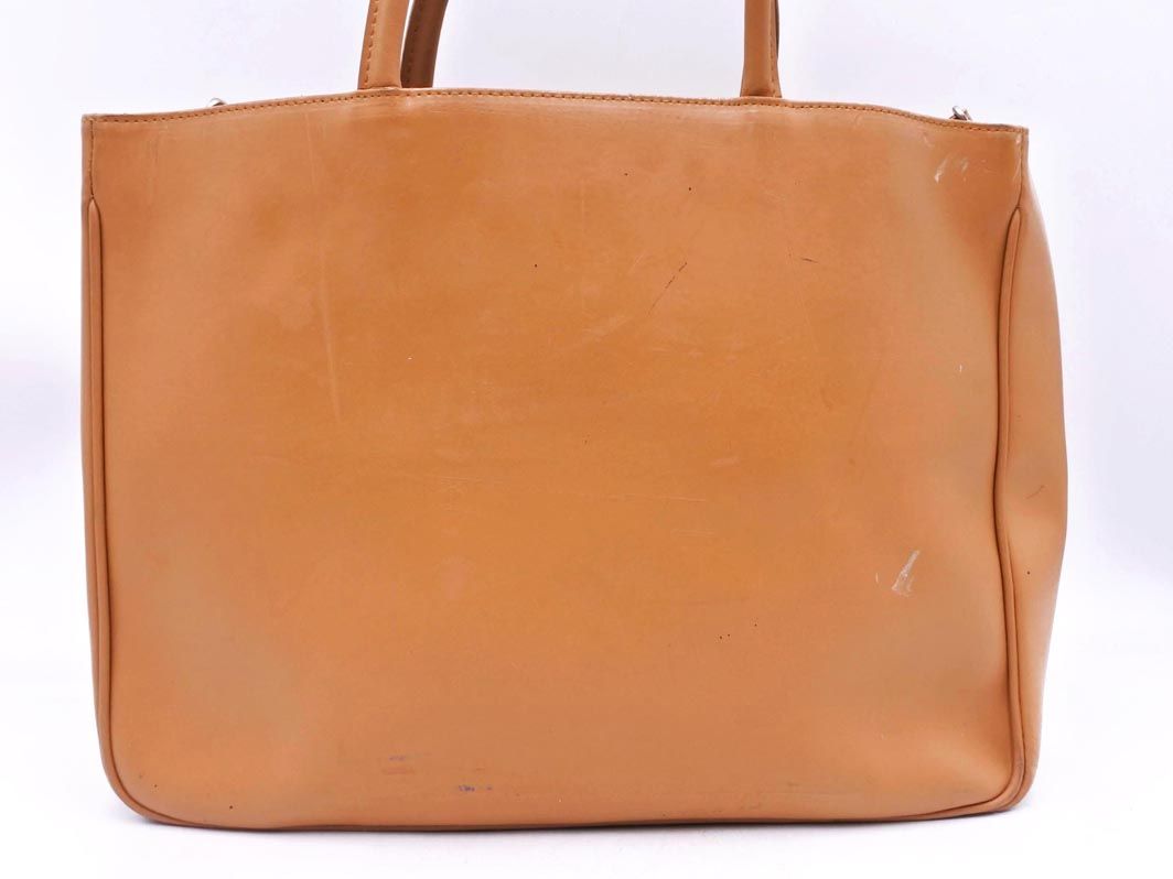 【値下げ】FURLAベージュ レザートートバッグ FURLA フルラ 本革 レザー トート バッグ ライトベージュ