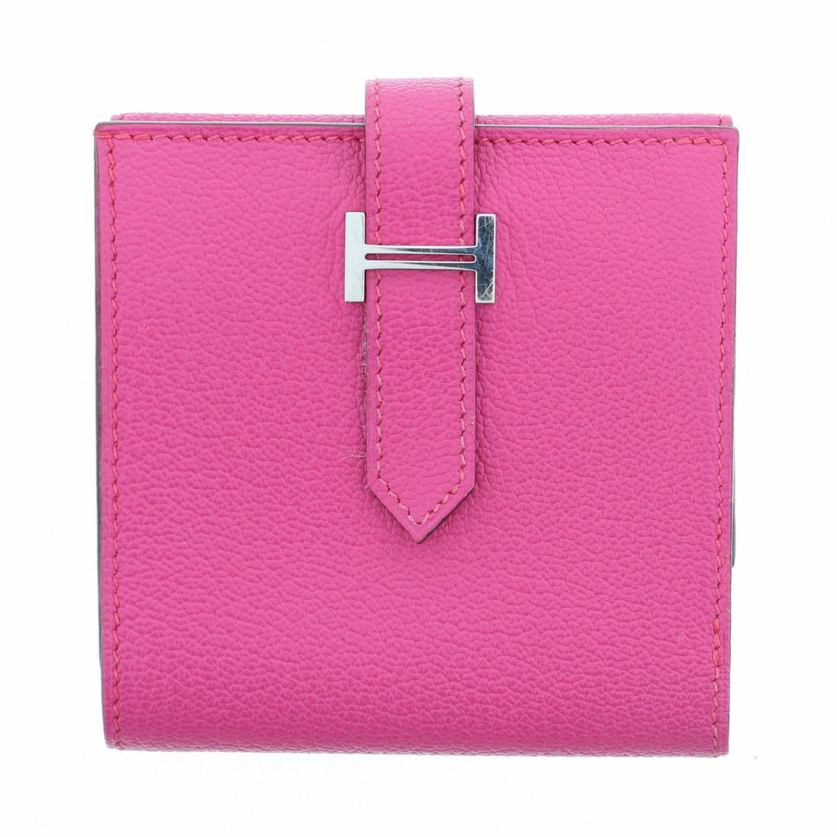 新品未使用　エルメス ダンシングリボン プレート　2枚セット　廃盤　ピンク HERMES エルメス ベアン レクトベルソ 三つ折り財布 レディース