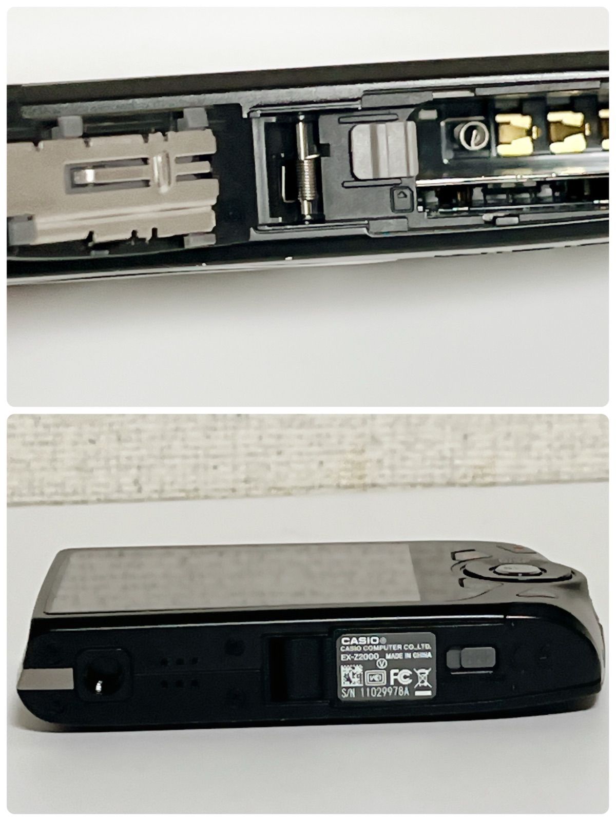 CASIO EXILIM EX-Z2000 ブラック 1410万画素 コンデジ 動作品 液晶一部