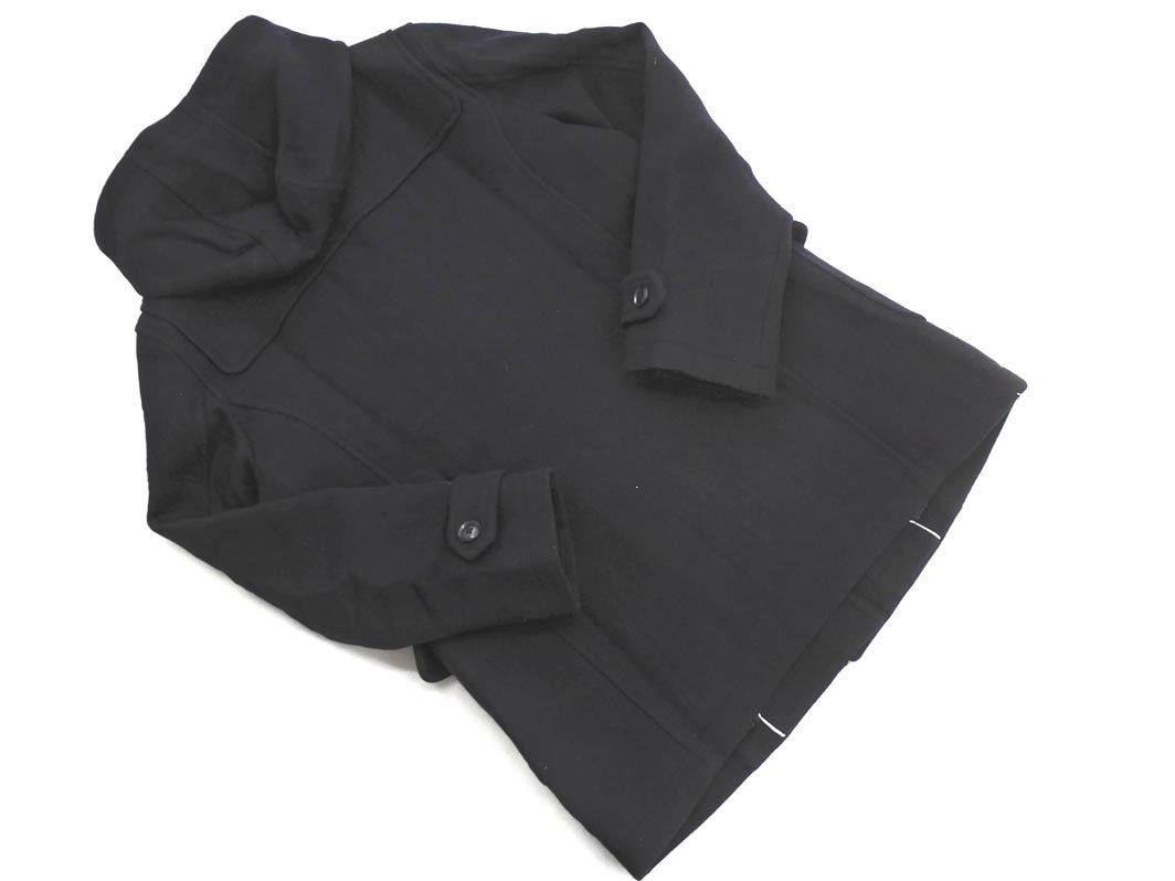 EASTBOY イーストボーイ アンゴラ混 ダッフル コート size11/紺