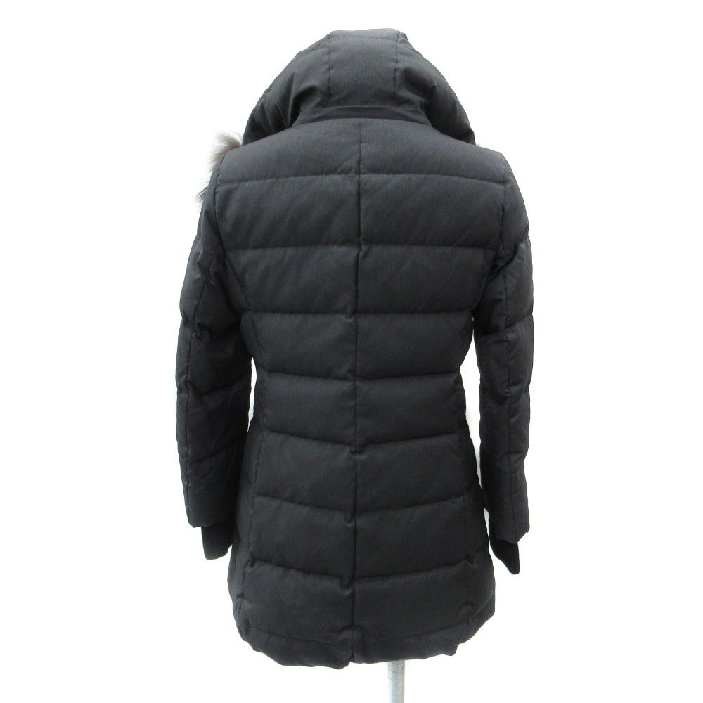 23区 オンワード樫山 ダウンコート 小さいサイズ 32 黒 ブラック