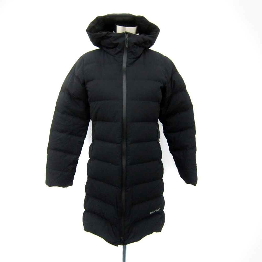 モンベル Montbell コルチナ ダウンコート ロング丈 無地 ジップアップ