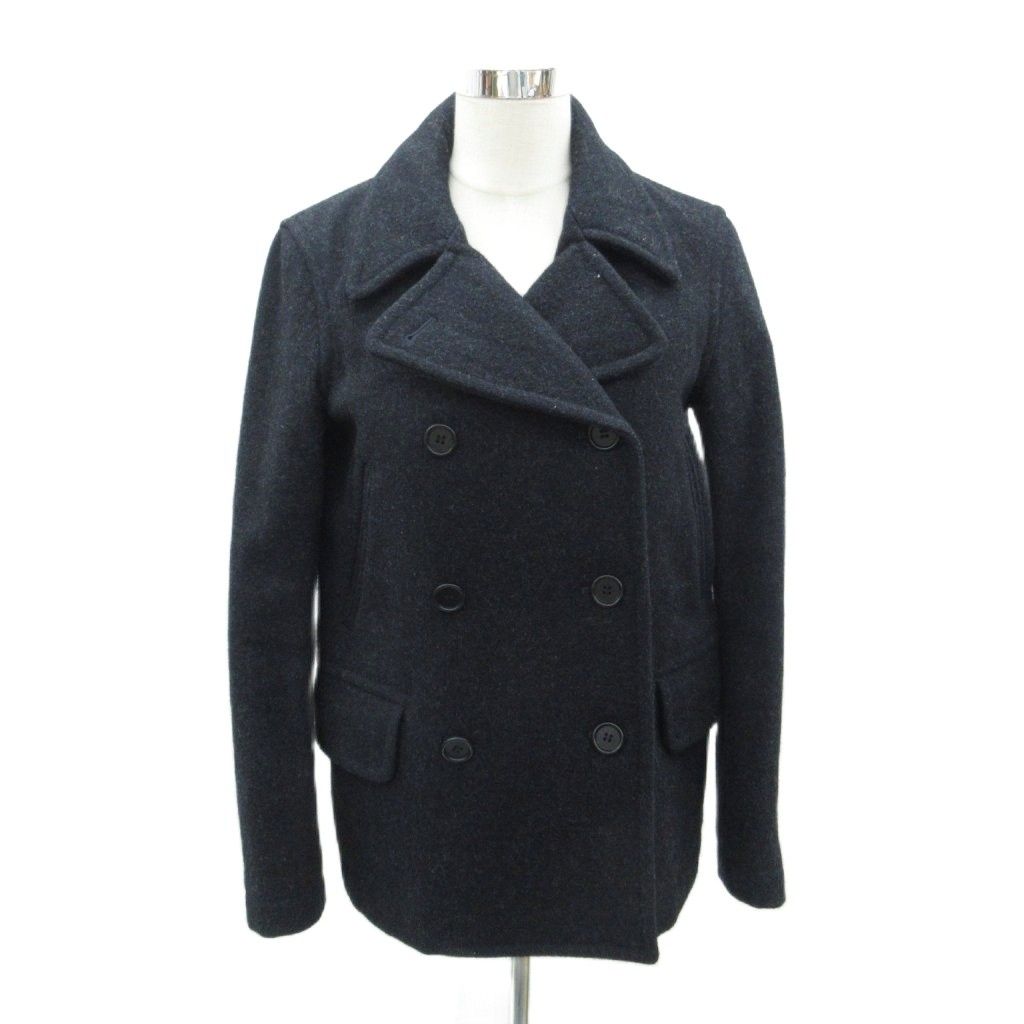 マーガレットハウエル MHL. Pコート ピーコート 麻 リネン 2 紺