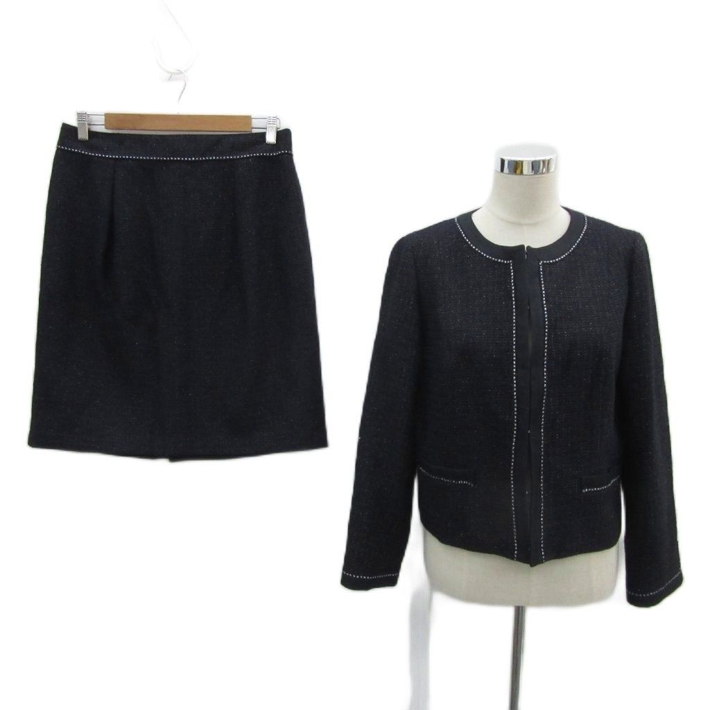 23区 オンワード樫山 フォーマル セットアップ 上下 大きいサイズ 46