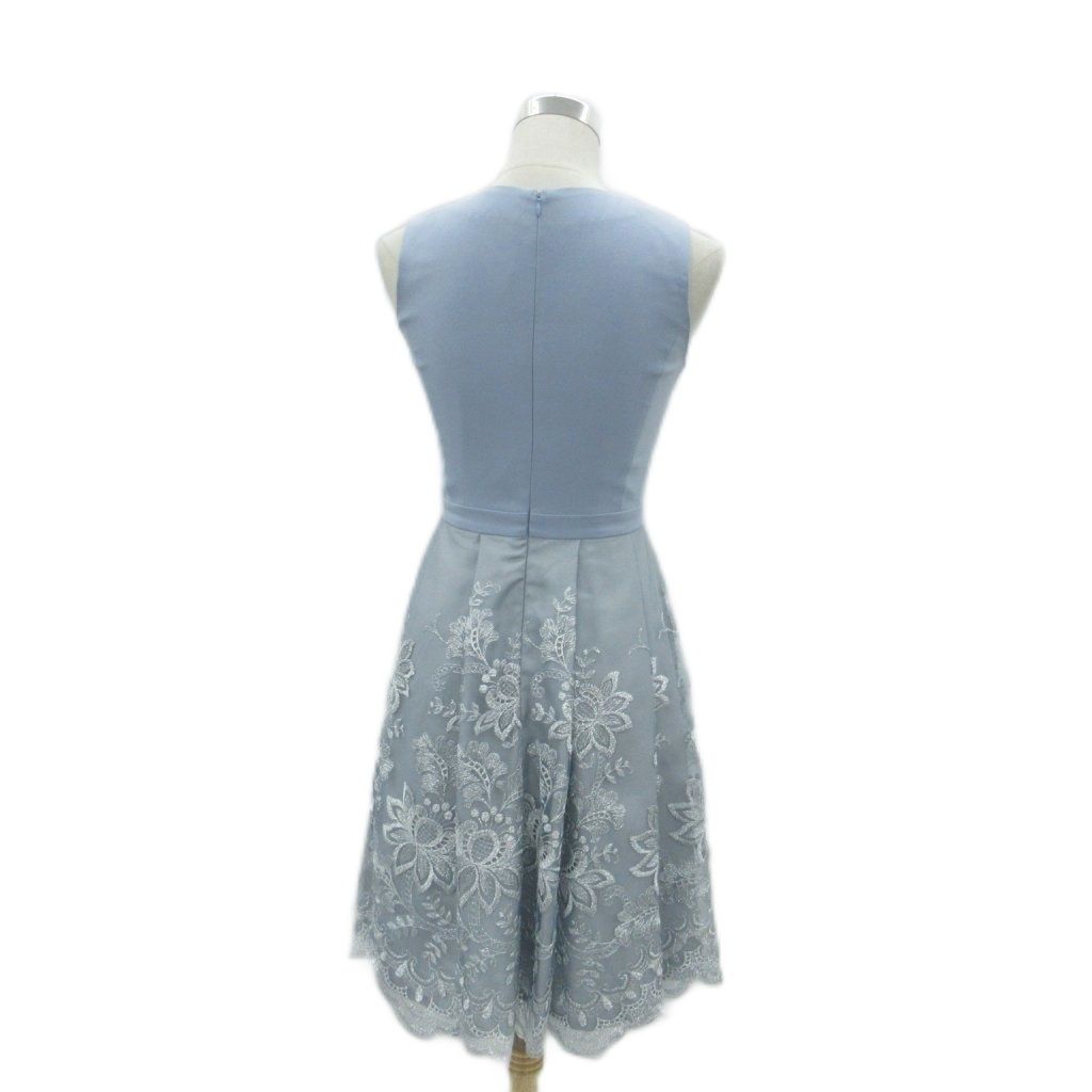 グレースコンチネンタル GRACE CONTINENTAL ワンピース ひざ丈 36 水色