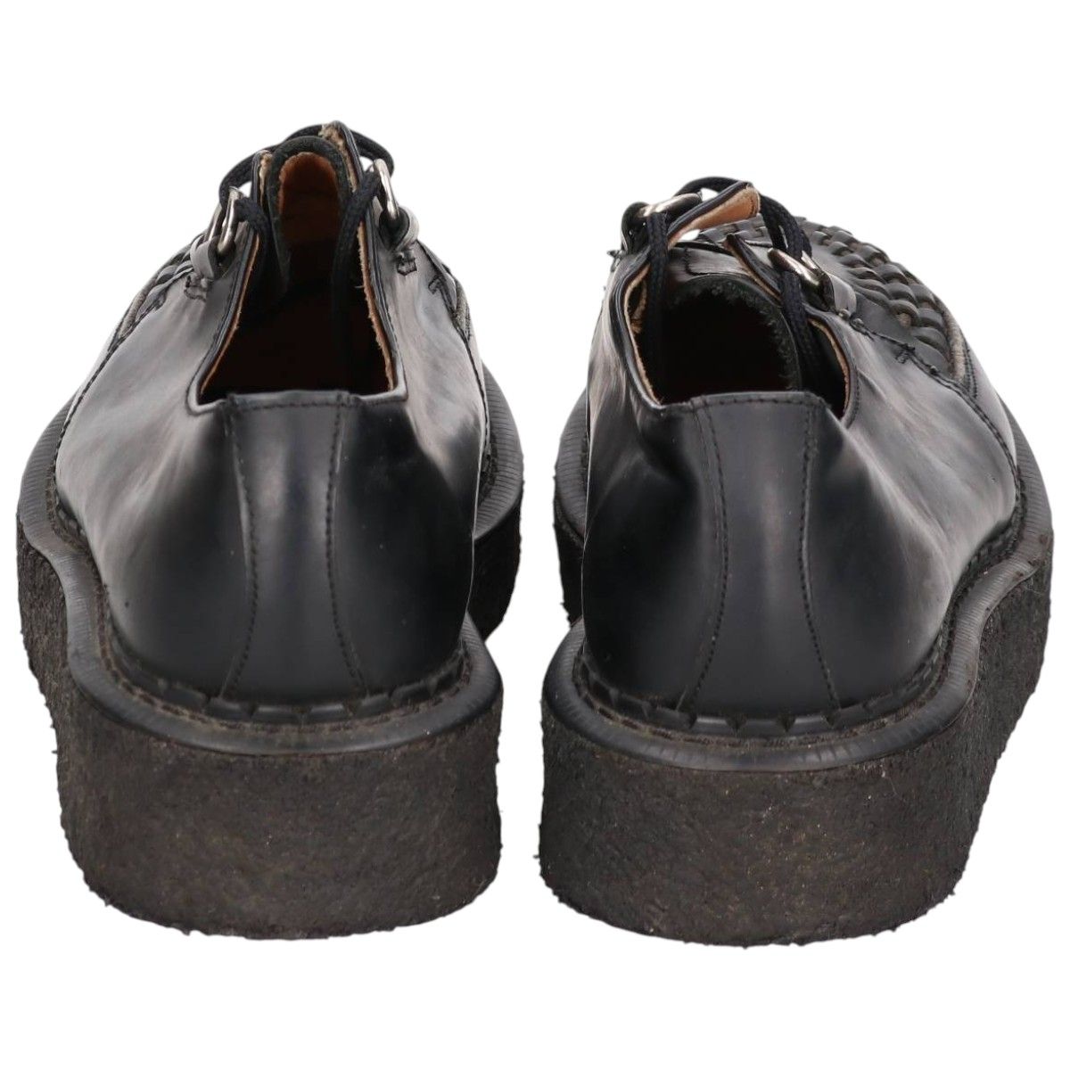 古着 ゲッタグリップ Getta Grip 編み込み レザーシューズ 7 メンズ