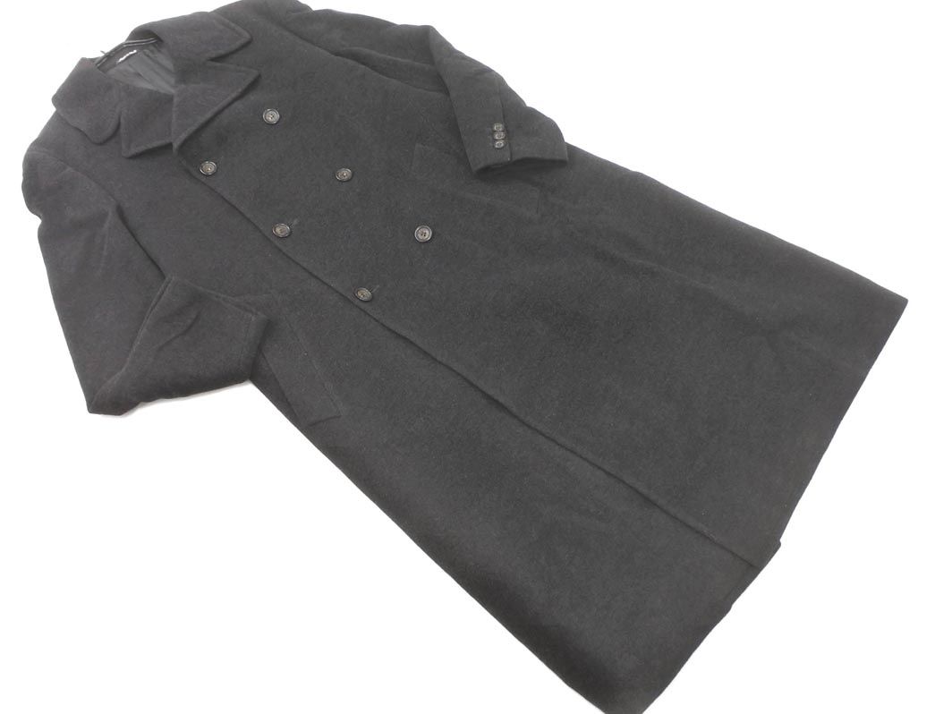 GIANFRANCO FERRE ジャンフランコフェレ ダブル ロング コート 黒