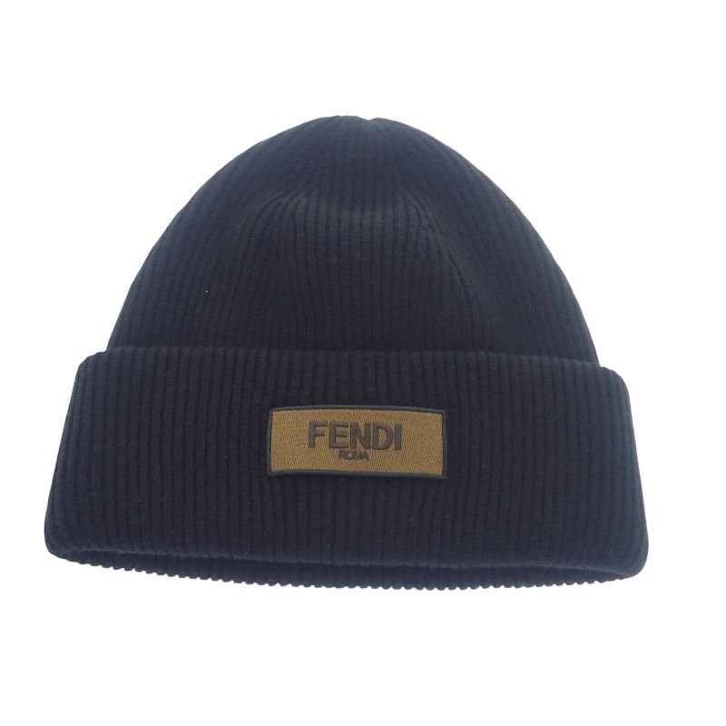 フェンディ FENDI ウール ビーニー 美品 FXQ994AJE6 ニットキャップ