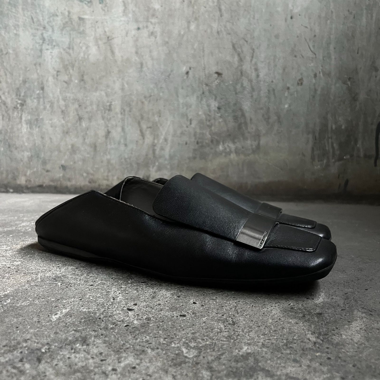 sergio rossi sr1 SLIPPER UK5.5 セルジオロッシ レザースリッパ