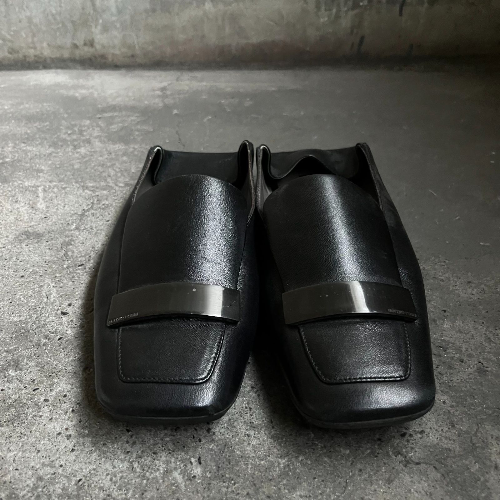 sergio rossi sr1 SLIPPER UK5.5 セルジオロッシ レザースリッパ